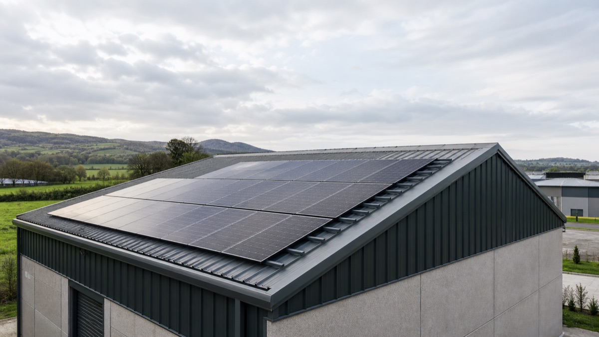 Solar panels on an Irish home placeholder image